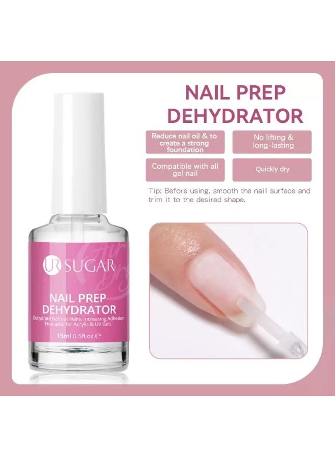 UR SUGAR 2 Pcs Professional Natural Nail DryerDryer with Acid-Free PrimerFor Acrylic NailsGel NailsNon-Acid UV Gel Nail PrimerSuper Binder - Image 3